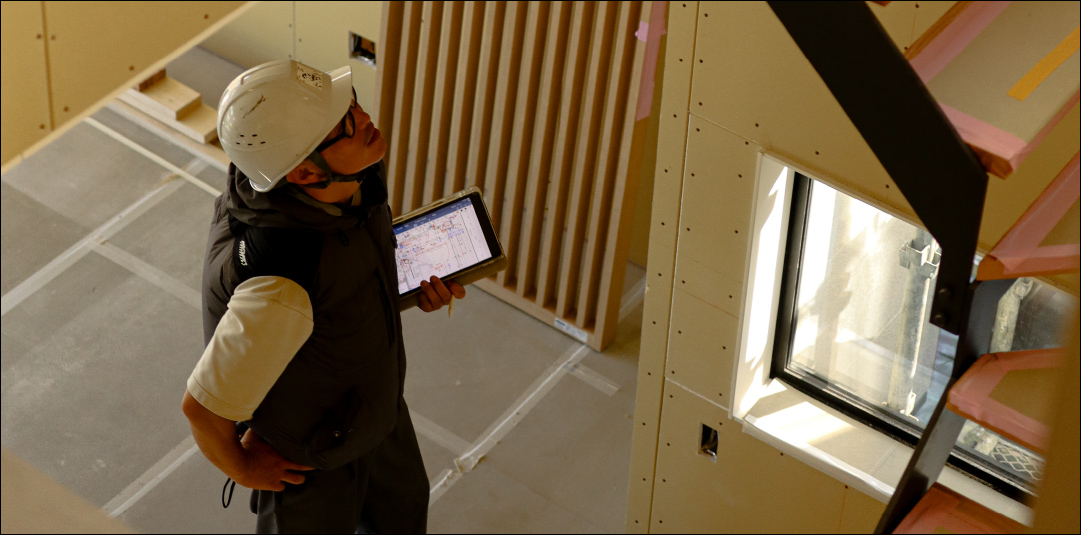 ひかり工務店の気密測定