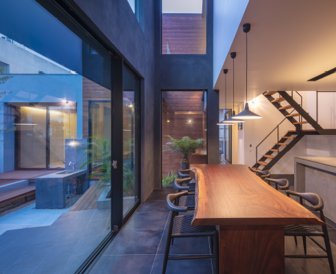 吹き抜けでもリスクなし